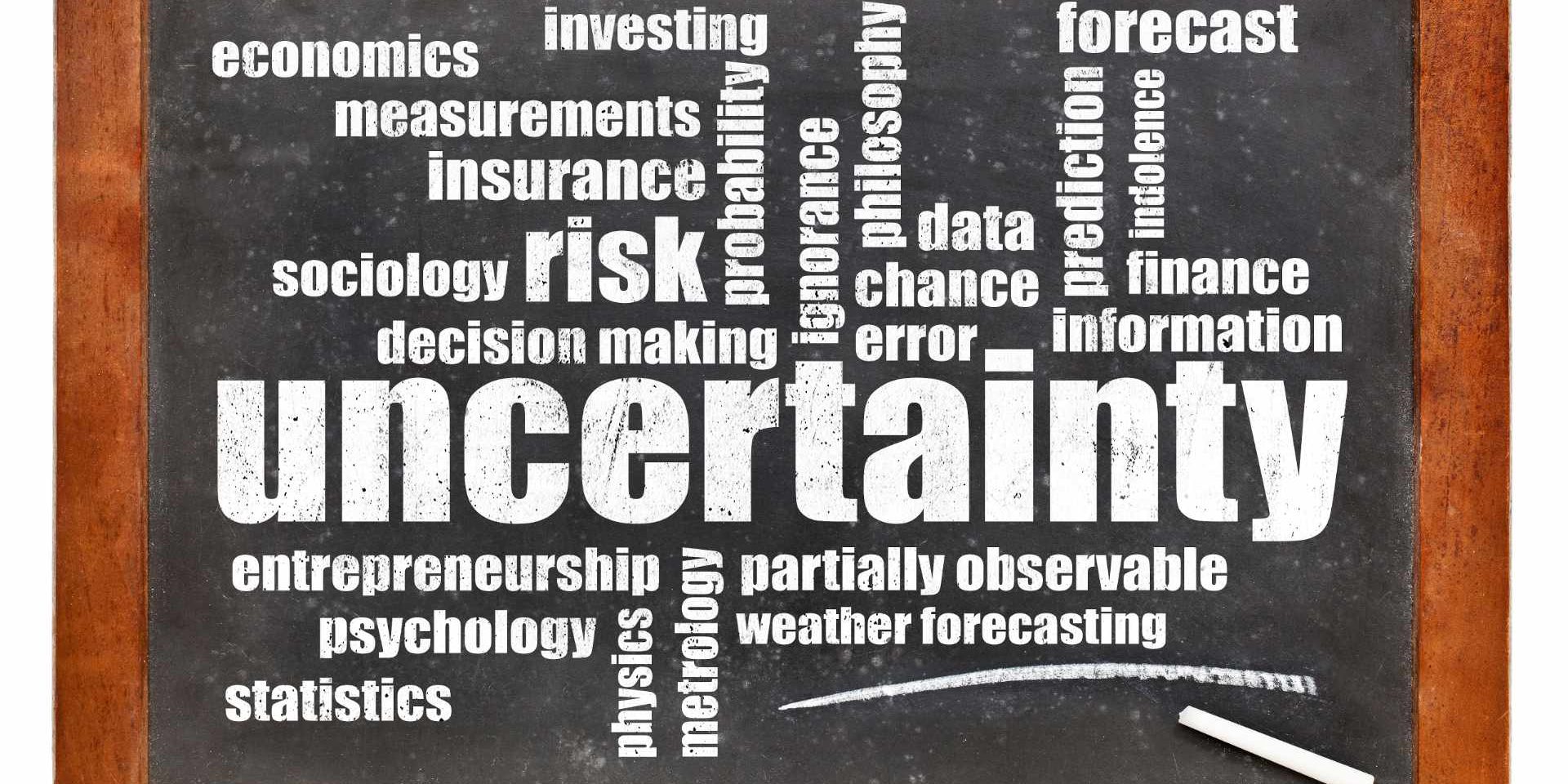 uncertainty and risk word cloud Unnerving Headlines: This is Why We Diversify