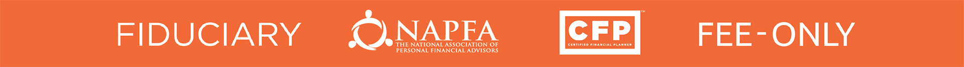 NAPFA Landing Page - Orange Bar SM
