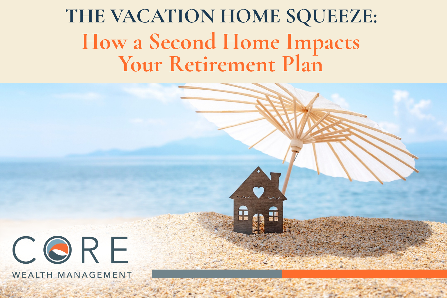 Vacation home by the water illustrating how a second home affects a retirement plan
